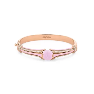Luce Rose Quartz Bangle