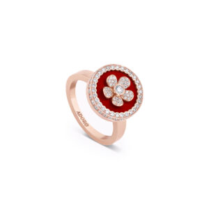 Per Sempre Red Agate Ring